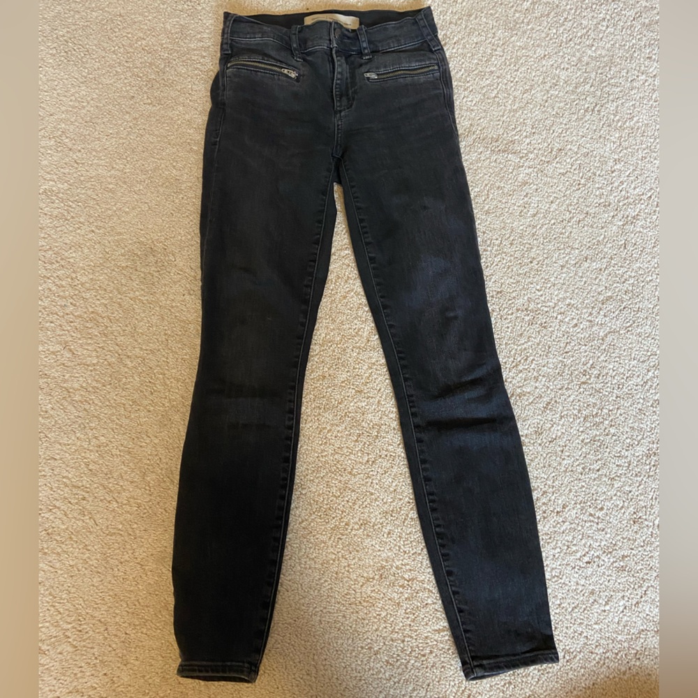 GAP zipper skinny jeans